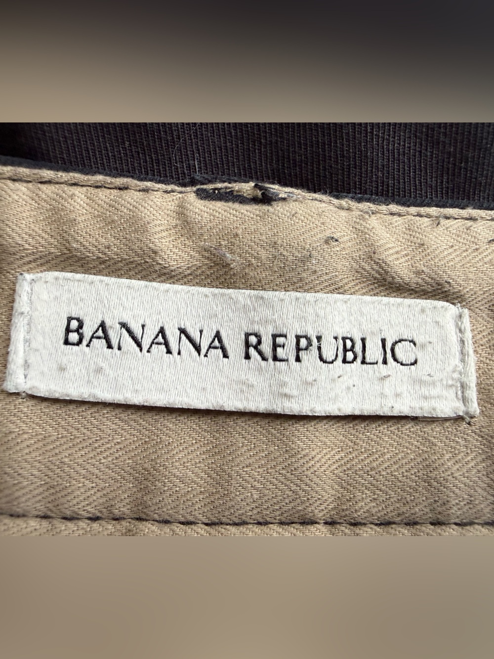 Banana Republic Black Chino Pants Straight Leg 33x30 - Picture 11 of 14